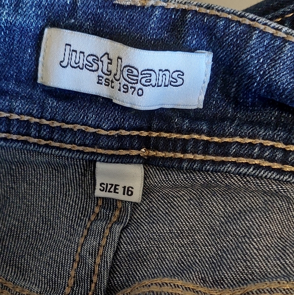 Just Jeans, size16, low hipster skinny jeans. - Picture 3 of 4